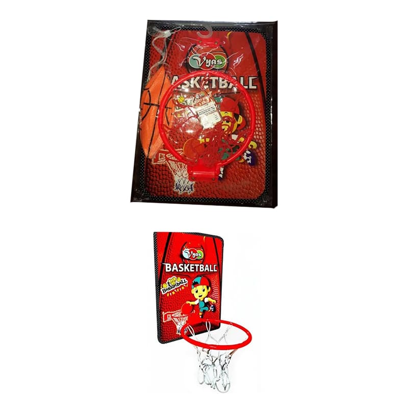 Basketball Set with Hanging Board, Ring Net, Ball and Snakes & ladder with ludo Combo