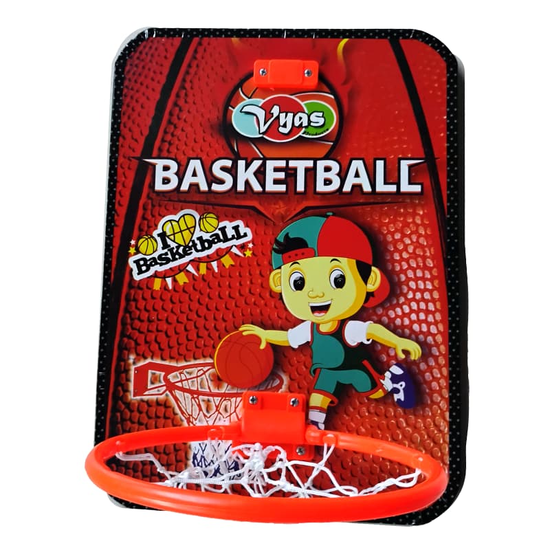 Basketball Set with Hanging Board, Ring Net, Ball and Snakes & ladder with ludo Combo