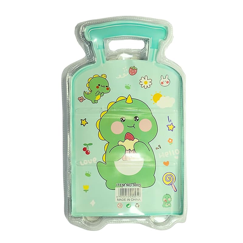 Space travel & Happy day Watch Pencil Set (Blue & Green)