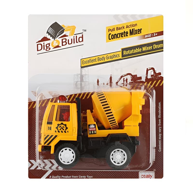 Centy Concrete Mixer Truck Vehicle (Yellow, Pack of: 1)