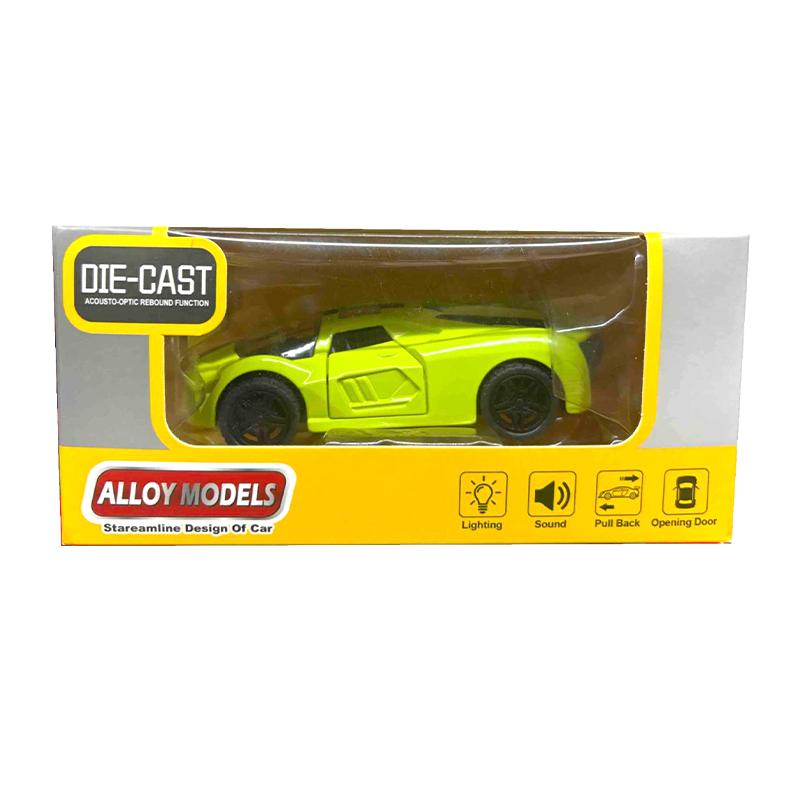 Diecast metal cars for kids - Green | Toy Car for Kids | Pull Back Diecast Race Car Toy | Toy Cars