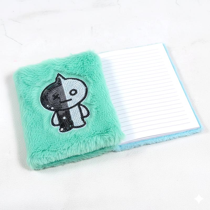 Green fur dairy | Diary Notebook for Kids | Writing Journal Notebook for Children | Notebooks