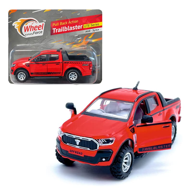 Wheel Force Pull back Action Trailblaster (Red)