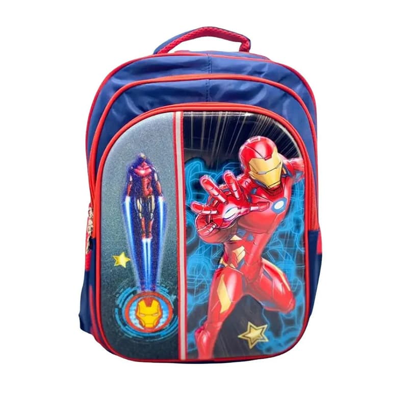 3D Iron Man School Bag