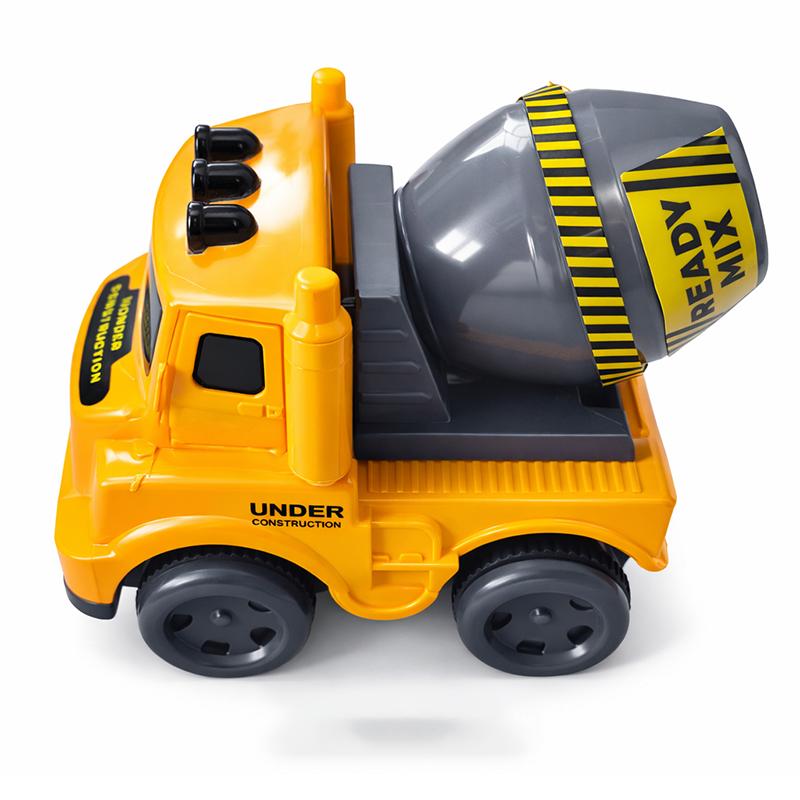 Engineering concrete mixer mini - Yellow | Toy Car for Kids | Pull Back Diecast Race Car Toy | Toy Cars