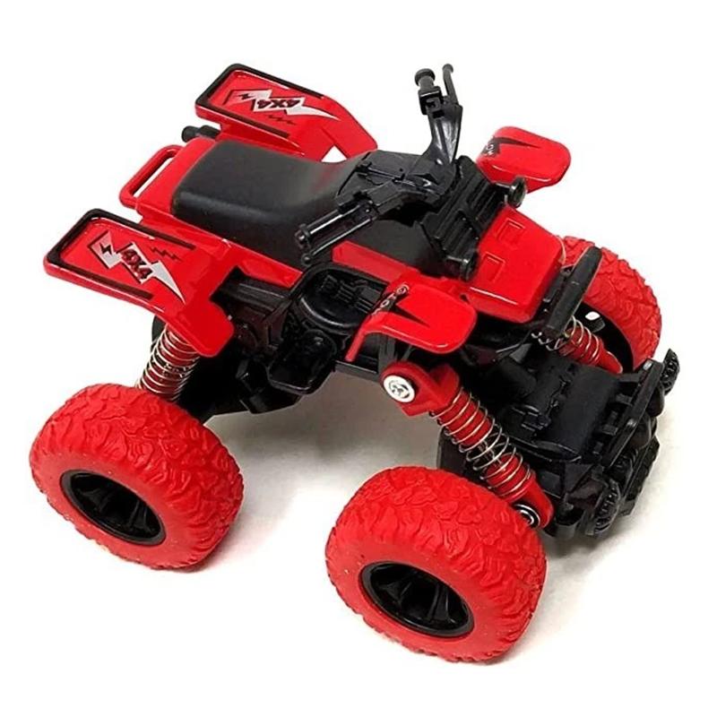 XiangGao Toys Diecast Big Wheels World (Red) | Toy Car for Kids | Pull Back Diecast Race Car Toy | Toy Cars
