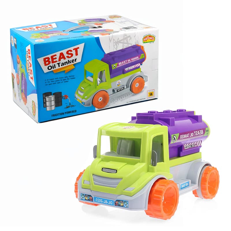 Beast Oil Tanker with Friction Power for Kids Big Size