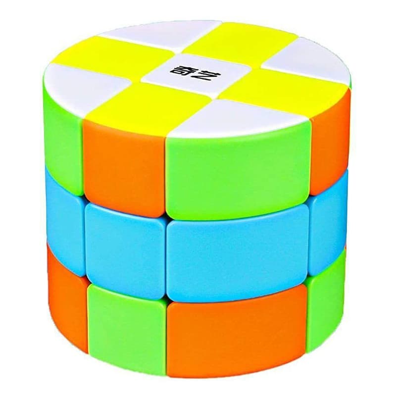 Wonder Toys Cylinder Barrel High Speed stickerless Magic Cube 3x3x3 | Puzzle for Kids | Brain Development Jigsaw Puzzle | Puzzles