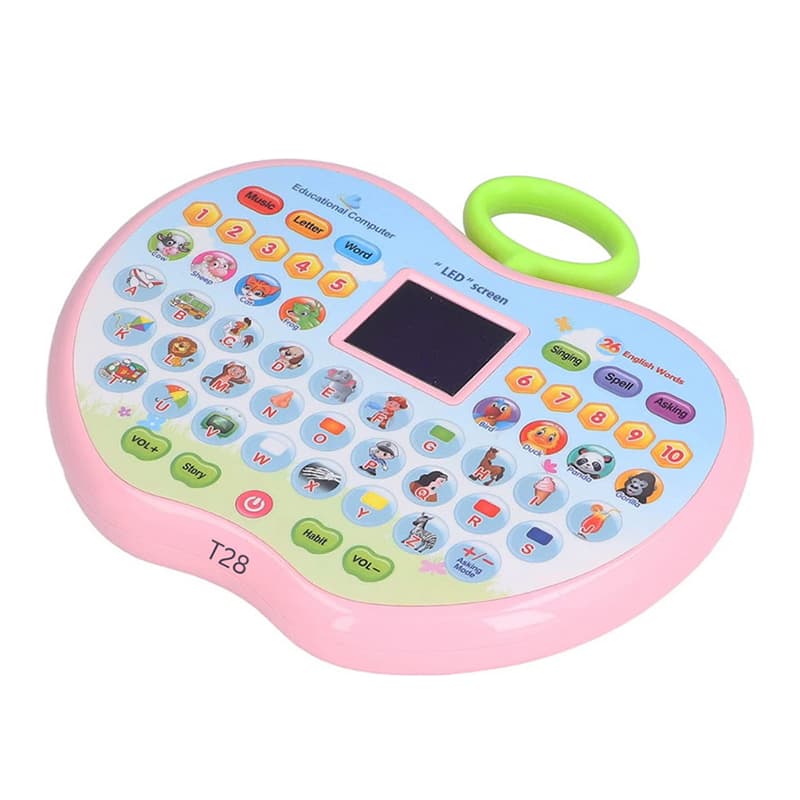 Gooyo Apple Educational Computer ABC and 123 Learning Kids Laptop with LED Display and Music | Kids Educational Laptop Toy | Learning Computer Tablet Toy for Kids | Kids Tablets