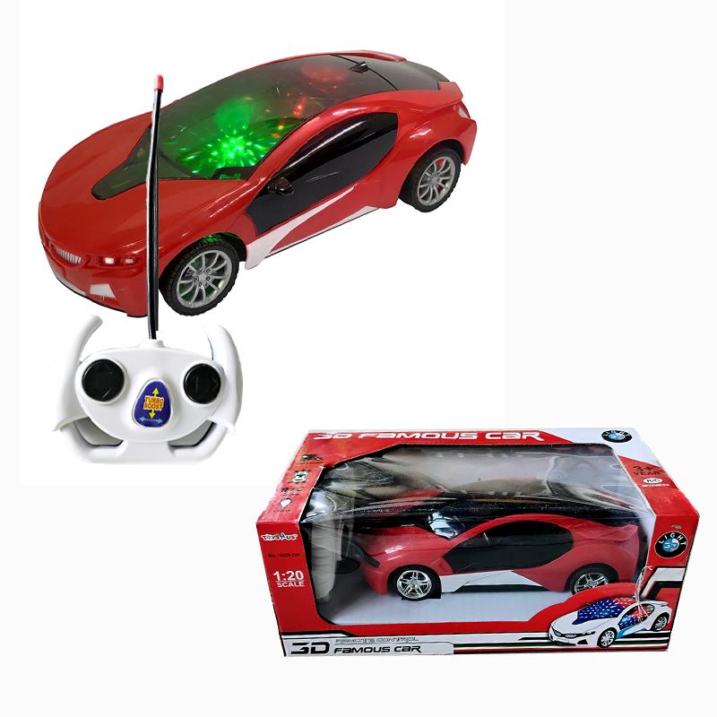 3D Famous Car Red Toymate Rechargeable Remote Control Car