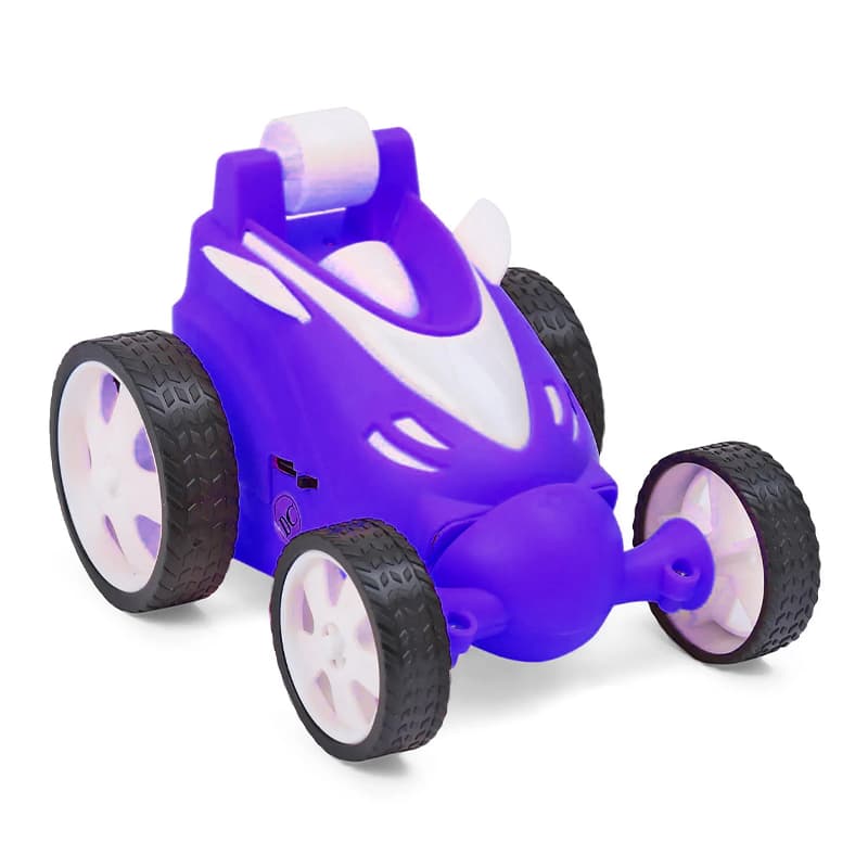 ToysNus 1:24 scale 360 degree Radio Control Stunt car (Purple) | Remote Control Toy for Kids | RC Rechargeable Battery Operated Toy | RC Toys