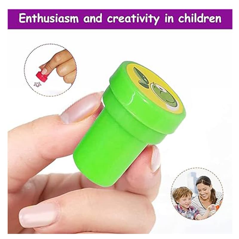 Combo Colour & Clean Shape Cards and Smiley Emoji Stamps (Pack of 2 )