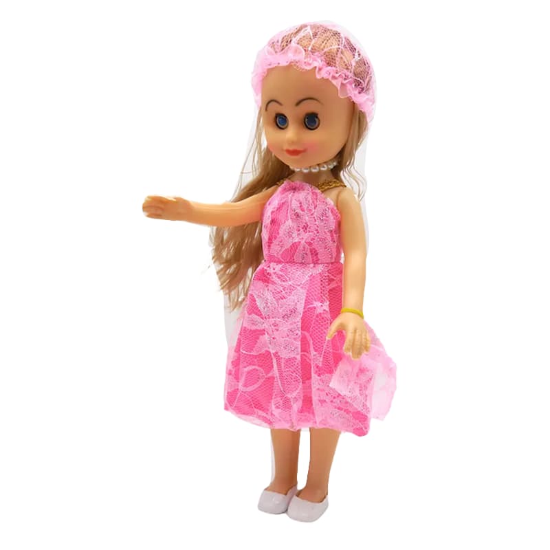 Combo of I love you happy Time Barbie Doll Black and Pink pack of 2