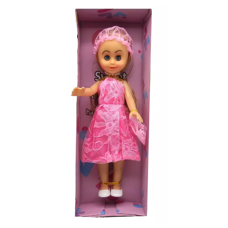 Combo of I love you happy Time Barbie Doll Black and Pink pack of 2