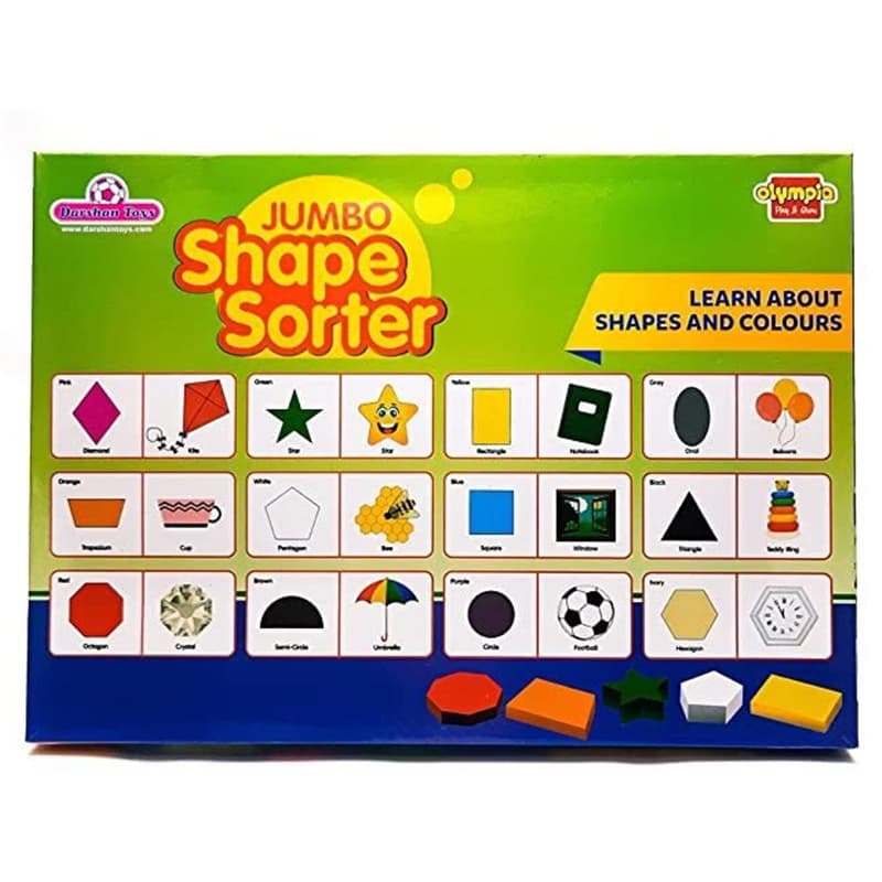 Electro Genx Animal & Birds Board Game and Jumbo Shape Sorter Combo