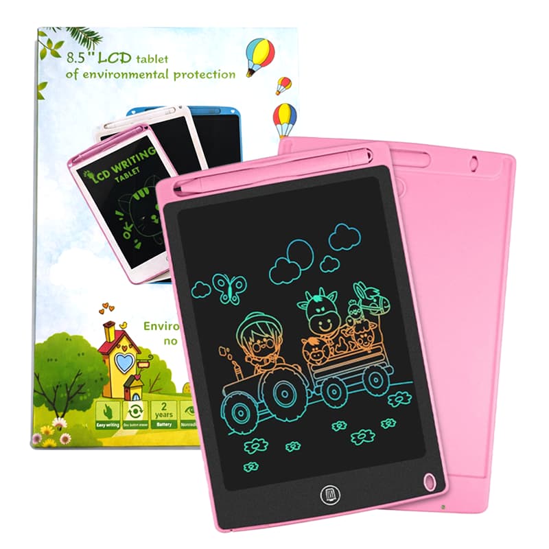 LCD Writing Tablet Green & Pink Combo set