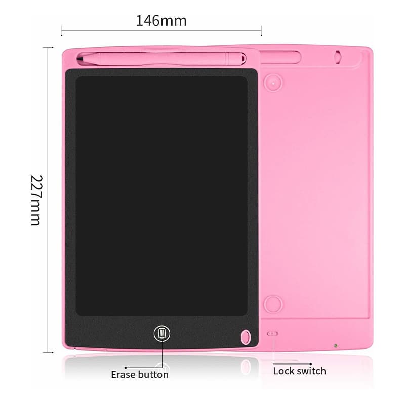 LCD Writing Tablet Green & Pink Combo set