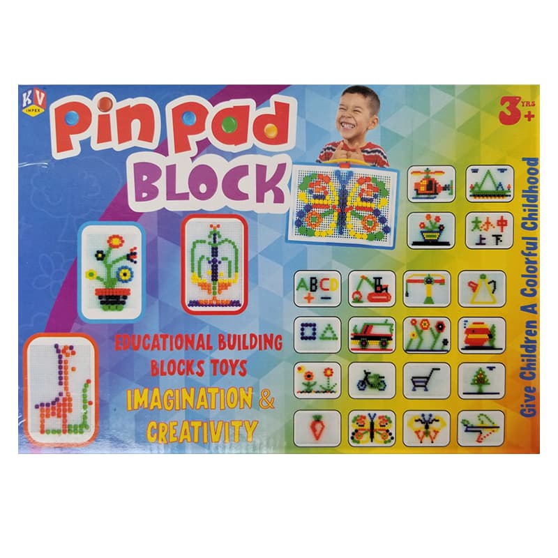 Pin Pad Blocks and 123 Magnets Small Letters Combo