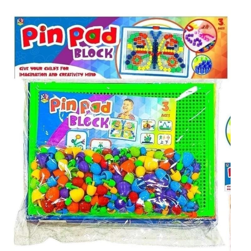 Pin Pad Blocks and 123 Magnets Small Letters Combo