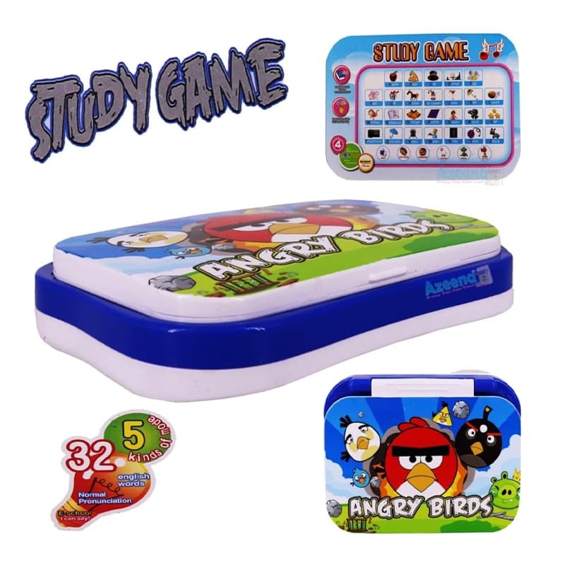 Angry Bird Study Laptop and Alpha Numbers shape kit Combo
