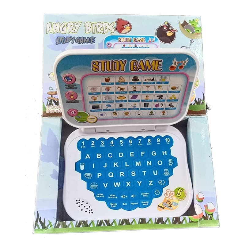 Angry Bird Study Laptop and Alpha Numbers shape kit Combo