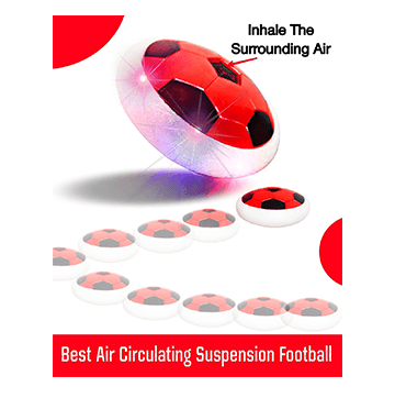 GOOYO Football Sport series, Air Hover Football (Red) | Sports Toy for Kids | Outdoor Fun Activity Sports Set | Sports Toys