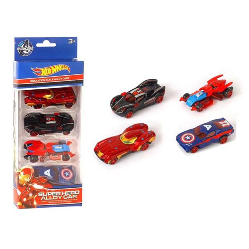 Super Hero Alloy Car (Hotwhells) | Toy Car for Kids | Pull Back Diecast Race Car Toy | Toy Cars
