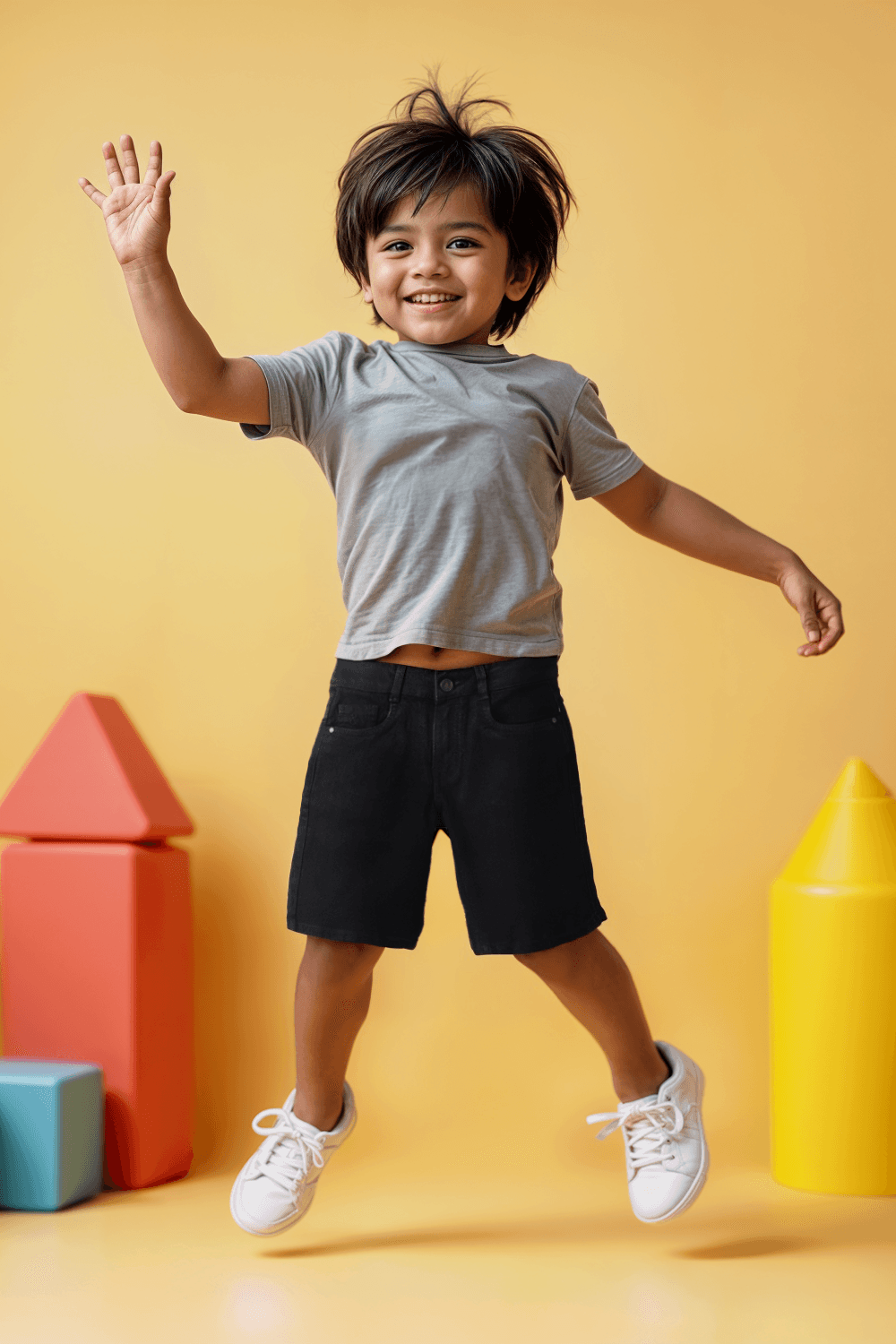 TALES & STORIES Boy Mid-Rise Loose Fit Shorts