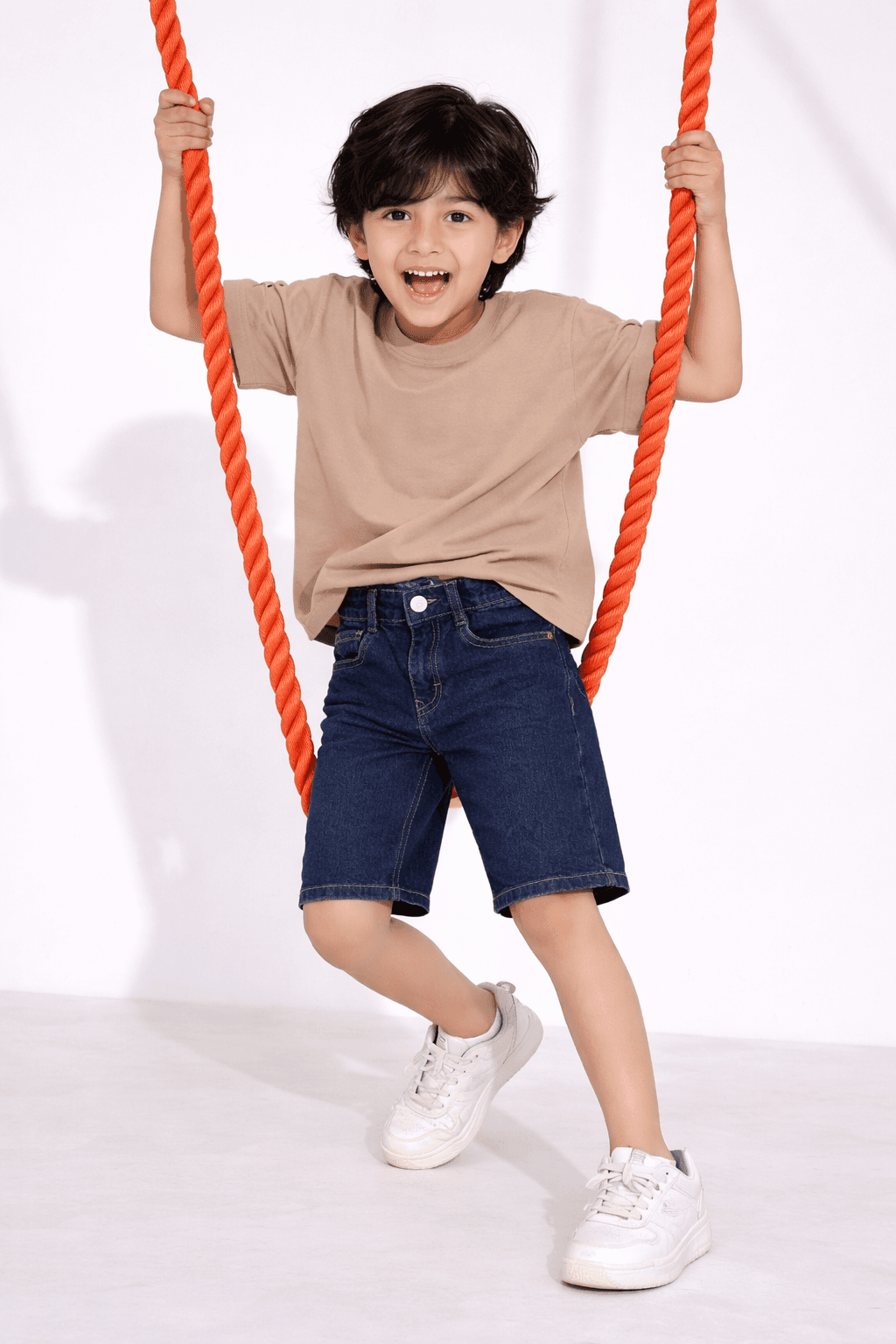 TALES & STORIES Boys Washed Technology Bermuda Shorts