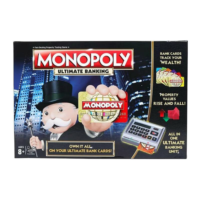 Monopoly Ultimate Banking Board Game Family Strategy Board Game for Kids & Adults