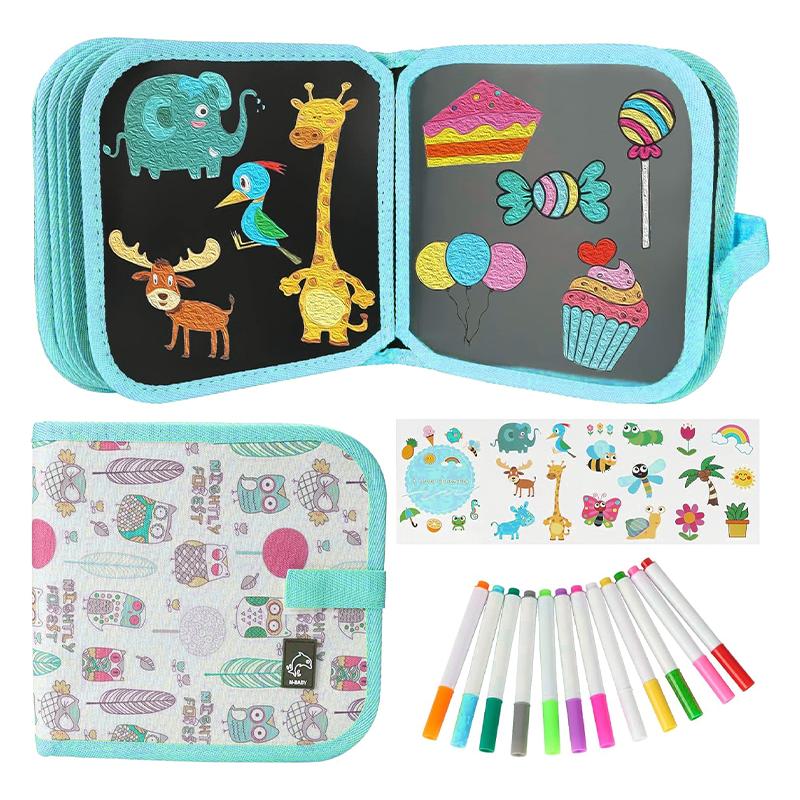 Black book Watercolor (Sky blue) | Art & Craft Kit for Kids | DIY Creative Activity Set | Art & Craft