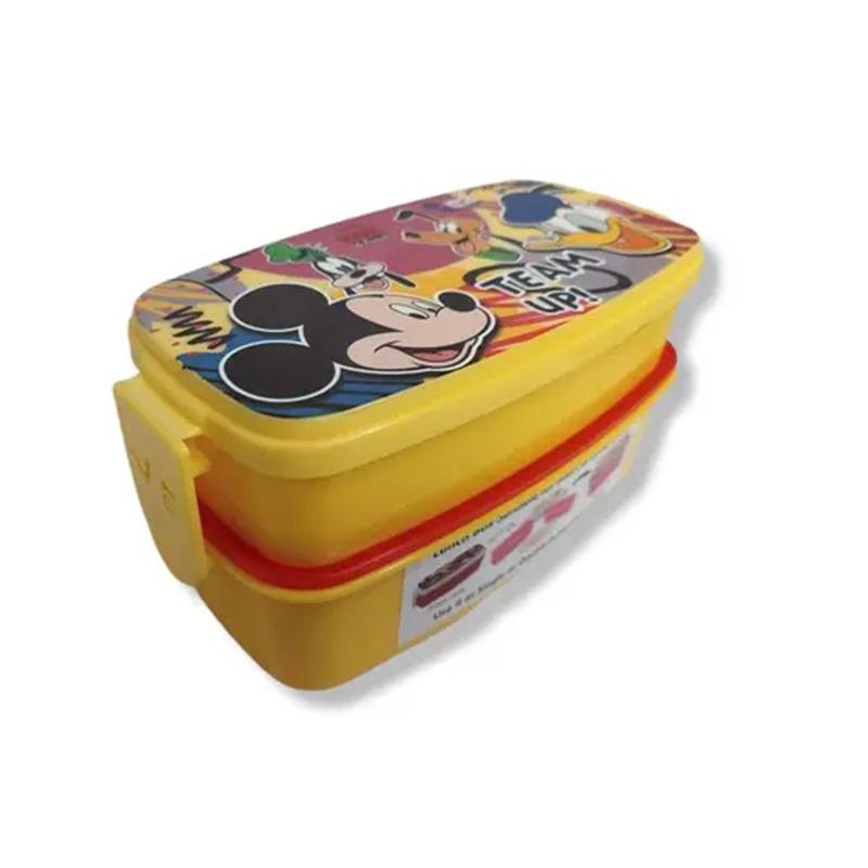 SKI Mickey Lunch Box - Yellow | Lunch Box for Kids | Insulated Tiffin Box for School Children | Lunch Boxes