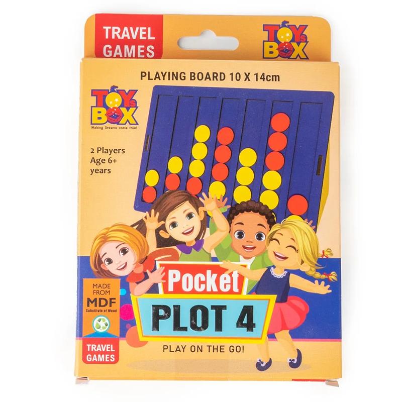 Toy Box Pocket Plot no 4 ludo | Board Game for Kids & Family | Strategy Fun Indoor Game | Board Games