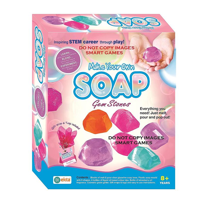 Make Your Own Soap GemStones Multi Color DIY Soap Making Craft Kit