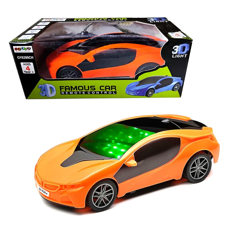 3D Famous Car Remote Control Orange (Gooyo)