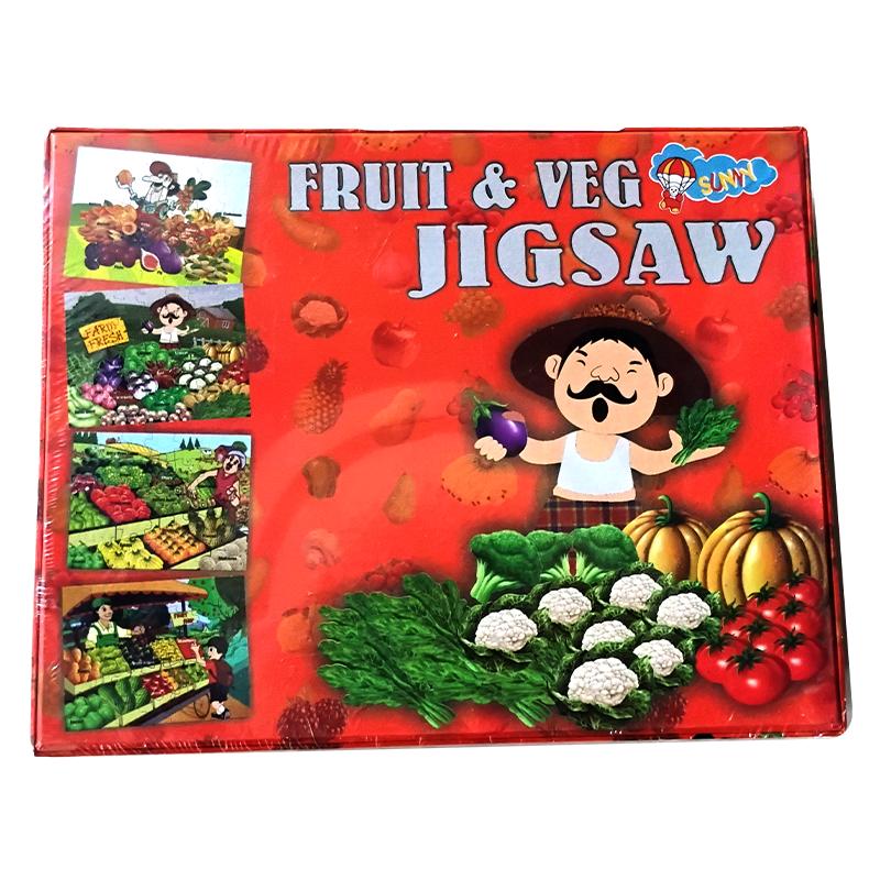 Sunny Fruit & Veg Jigsaw (Sunny) | Puzzle for Kids | Brain Development Jigsaw Puzzle | Puzzles