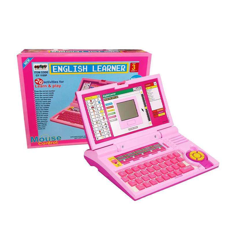 Kids Laptop & Tablets for Kids | Plastic | Pink Color | Educational Toys Toy | Kids Laptop & Tablets
