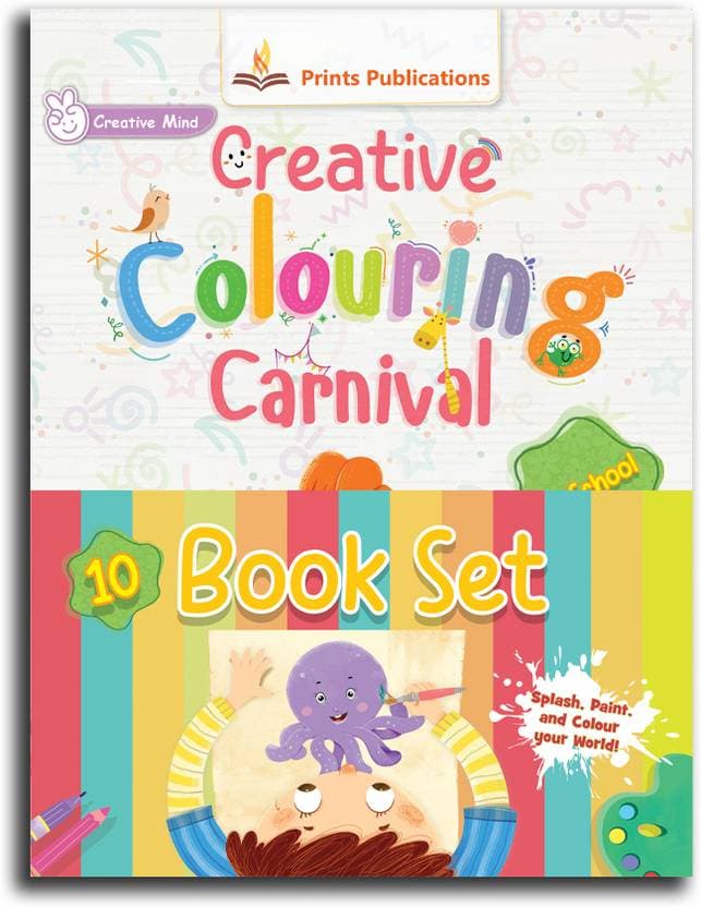 Animals Creative Colouring Carnival (10 Books Set)