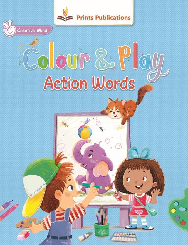 Colour and Play: Action Words