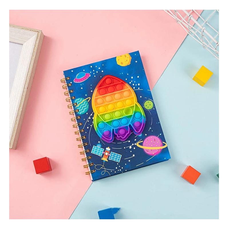 Space Pop It Diary | Diary Notebook for Kids | Writing Journal Notebook for Children | Notebooks