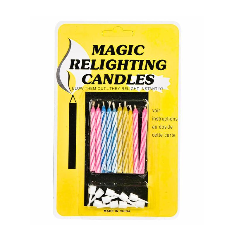 Magic Relighting Candles | Cake Topper & Birthday Candle Set | Birthday Party Candle Decoration | Cake Toppers