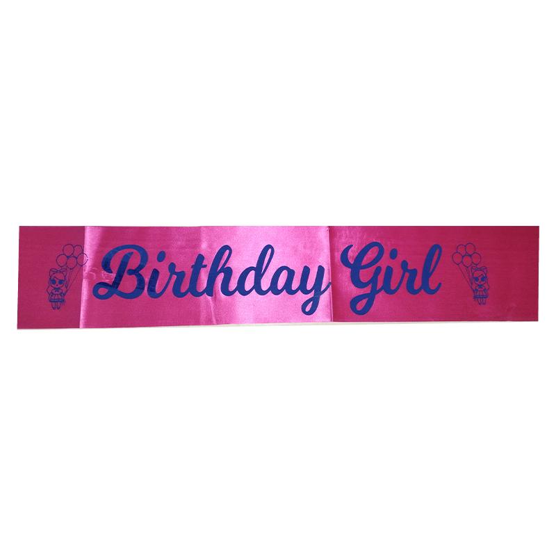 Sash for Kids | Satin | Pink Color | Party Supplies Toy | Sash