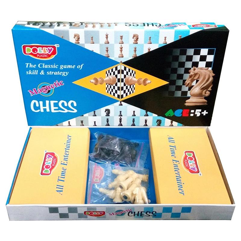 Dolly Magnetic Chess | Board Game for Kids & Family | Strategy Fun Indoor Game | Board Games