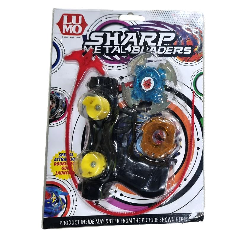 Lumo Toys Sharp Metal Bladers beyblade Gun type Launcher with Launching rope | Spinning Launcher Toy for Kids | Battle Top Spinning Combat Toy | Spinning Toys