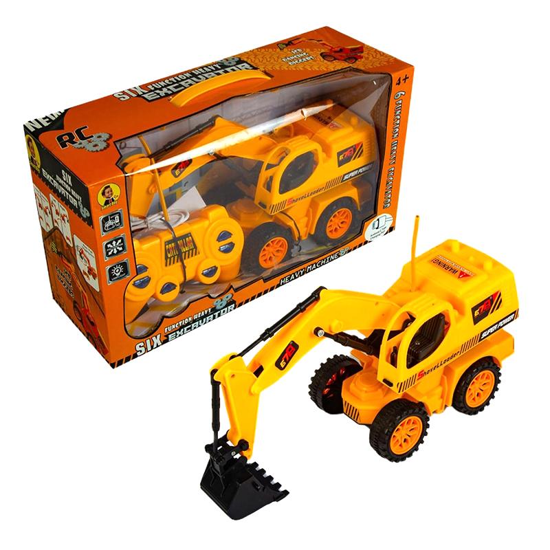 Six Function Heavy Excavator Remote Control Construction Excavator Toy