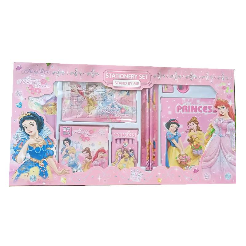 Princess Pencil Set - Pink | School Accessory for Students | Kids School Stationery Accessory | School Accessories