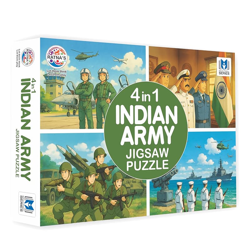 4 In 1 Indian Army Puzzle