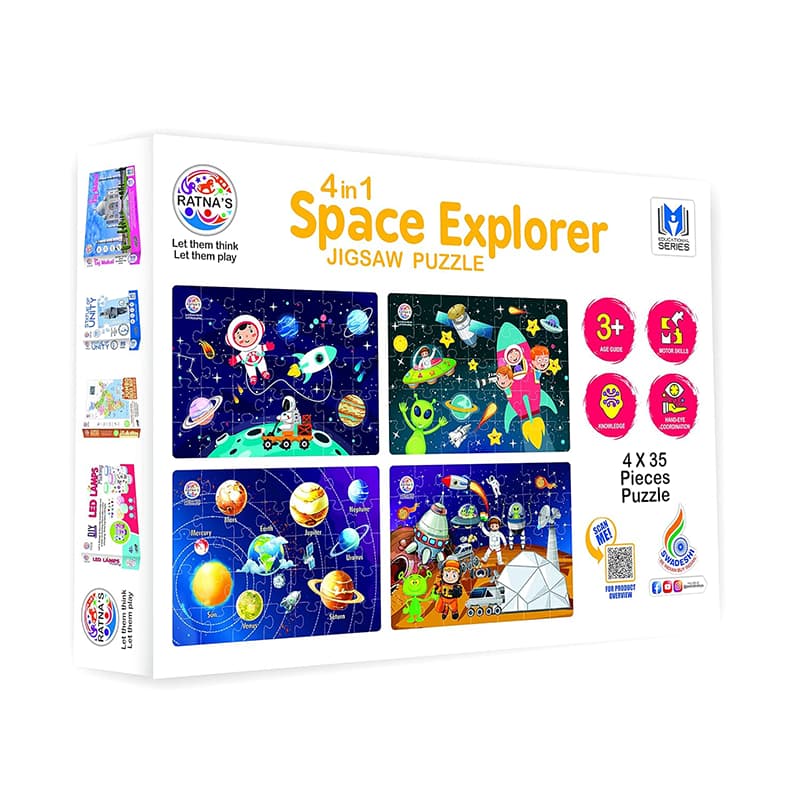 4 In 1 Space Explorer Puzzle