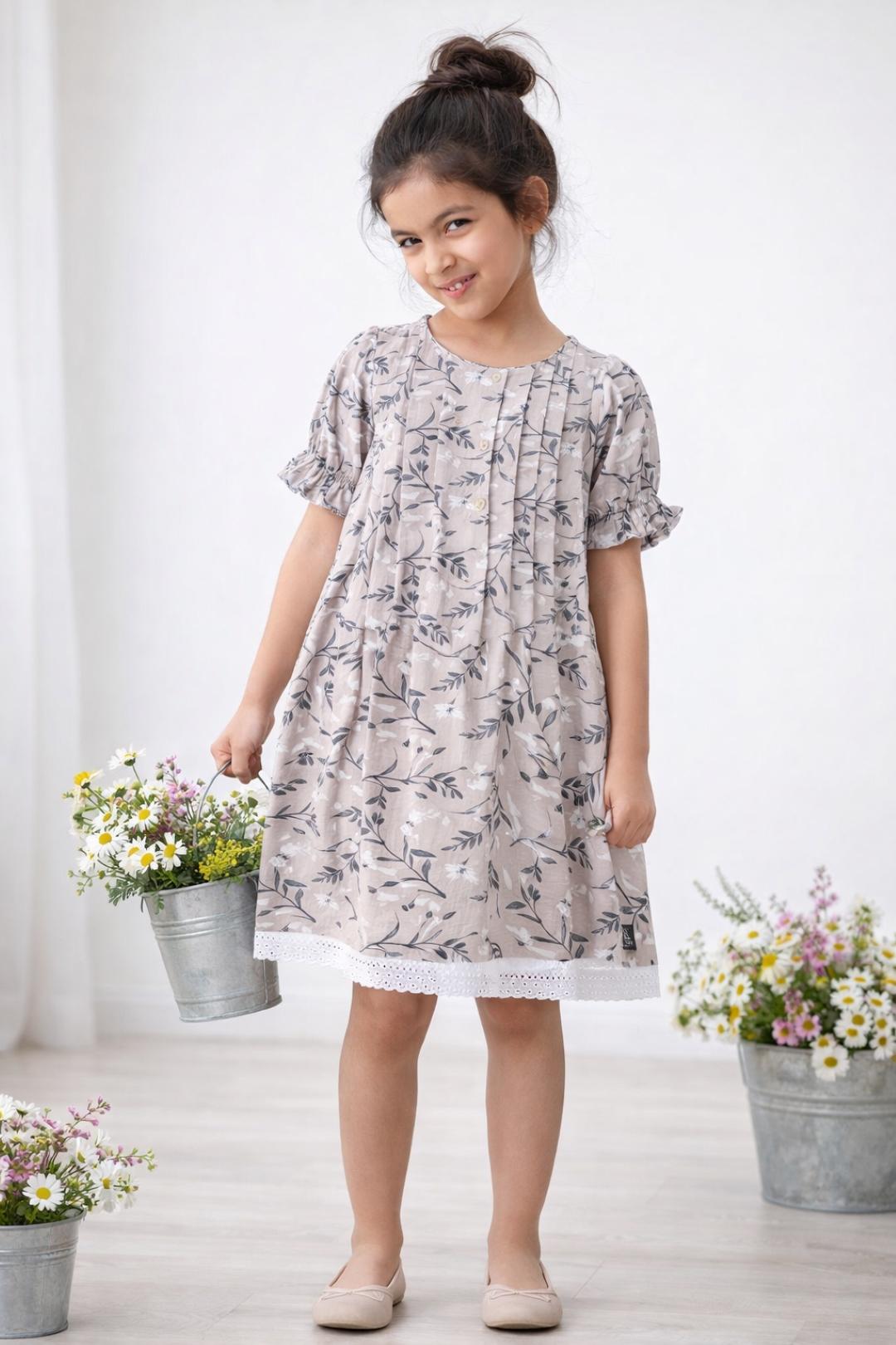 TALES & STORIES Girls Floral A-Line Dress