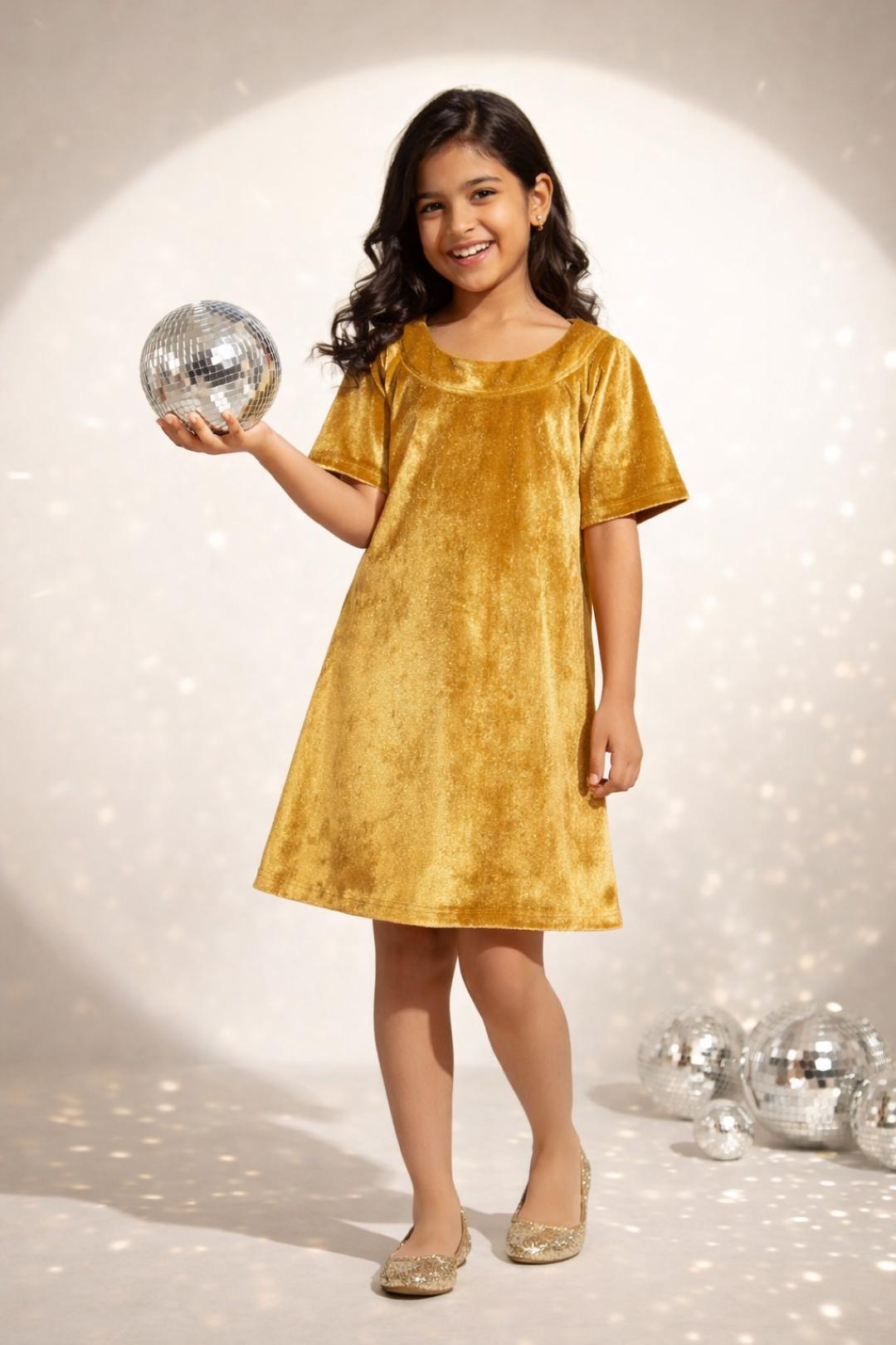 TALES & STORIES Round Neck A-Line Dress